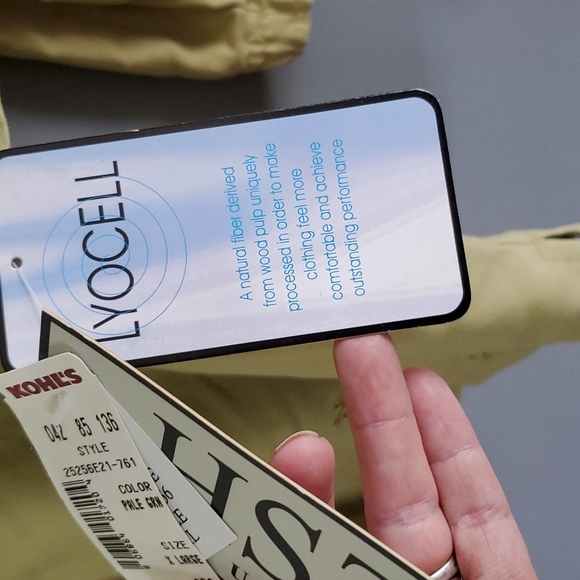 HSZ Studio, pale green, short sleeve size XL - Picture 4 of 11